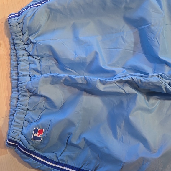 Vintage Russell Athletic Windbreaker Pants Made In Usa Caralina Blue Large - Picture 3 of 15
